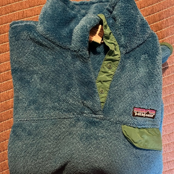 💙Beautiful Turquoise Retool Patagonia Pullover - Picture 7 of 7